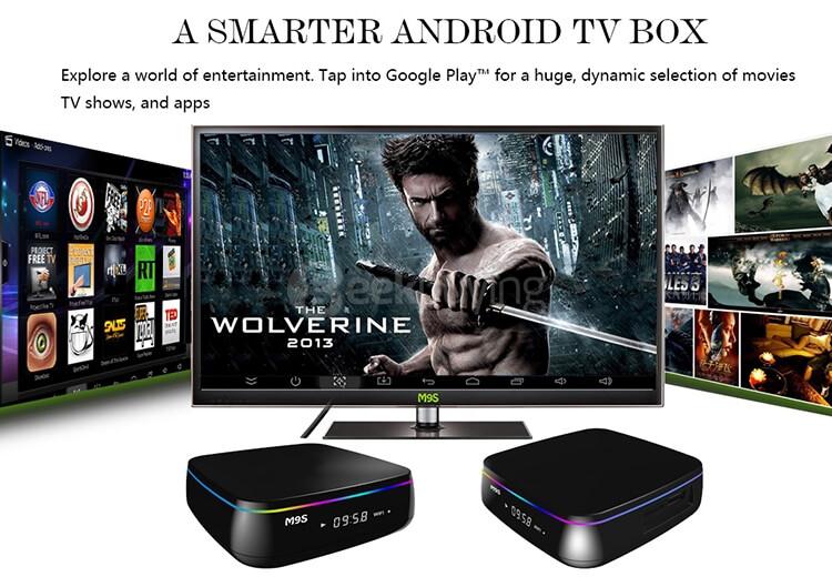Bundle M9S MIX Android 6.0 Amlogic S912 KODI 4K HDR TV BOX + Tronsmart TSM01 English Version Air Mouse