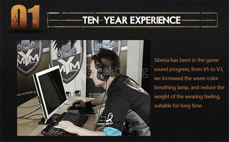Xiberia V3+ Over-ear Gaming Headsets With Microphone 3.5mm USB Headphones For Computer PC Gamer - White