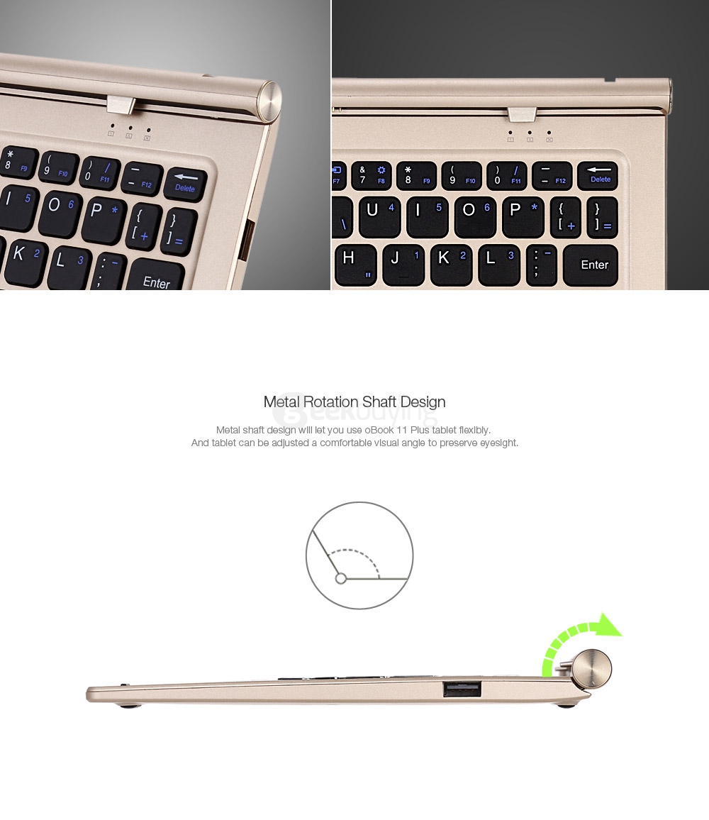 Original Teclast TBook 10S Docking Keyboard TL-T10S - Gold