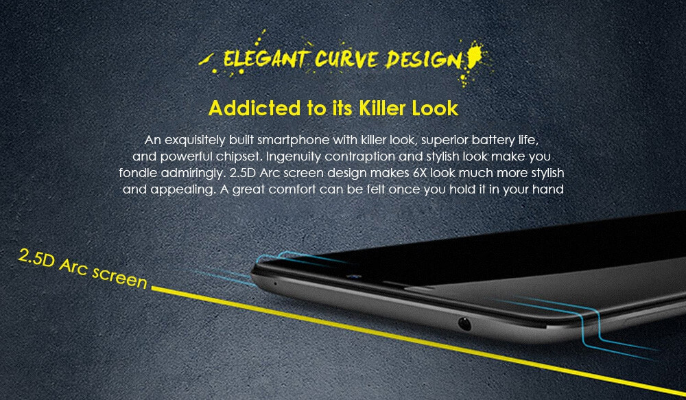 HUAWEI Honor 6X BLN-AL10 5.5 inch FHD 2.5DScreen Android 6.0 Smartphone Hisilicon Kirin 655 Octa Core 4GB RAM 32GB ROM 12.0MP+2.0MP Dual Rear Cameras Touch ID VoLTE - Silver