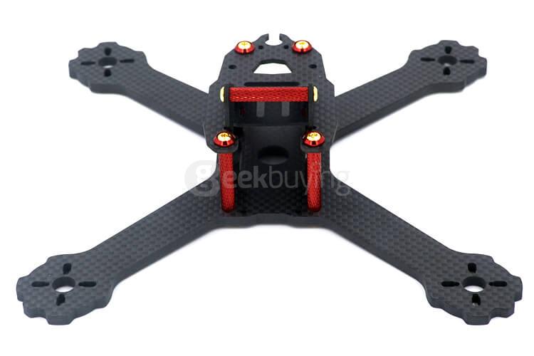 Redpawz X4-GTR Wheelbase 175mm 4mm Carbon Fiber FPV Racing Frame Kit