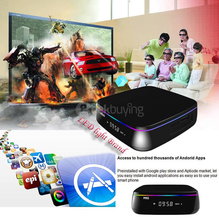 Bundle M9S MIX Android 6.0 Amlogic S912 KODI 4K HDR TV BOX + Tronsmart TSM01 English Version Air Mouse