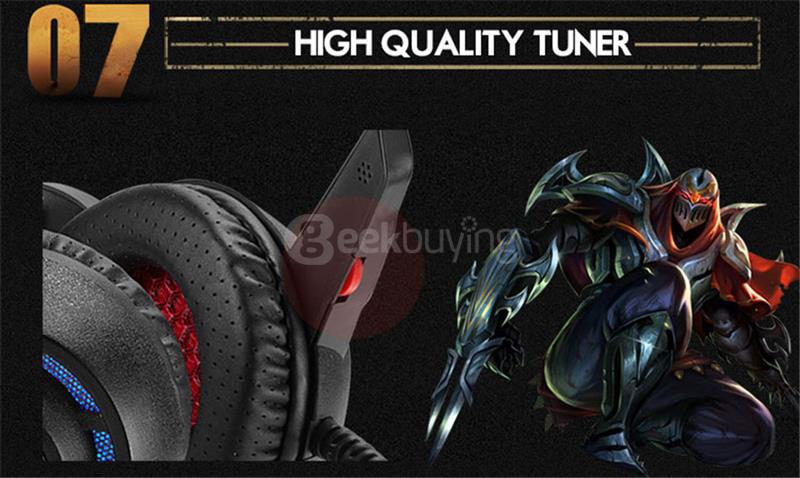 Xiberia V3+ Over-ear Gaming Headsets With Microphone 3.5mm USB Headphones For Computer PC Gamer - White
