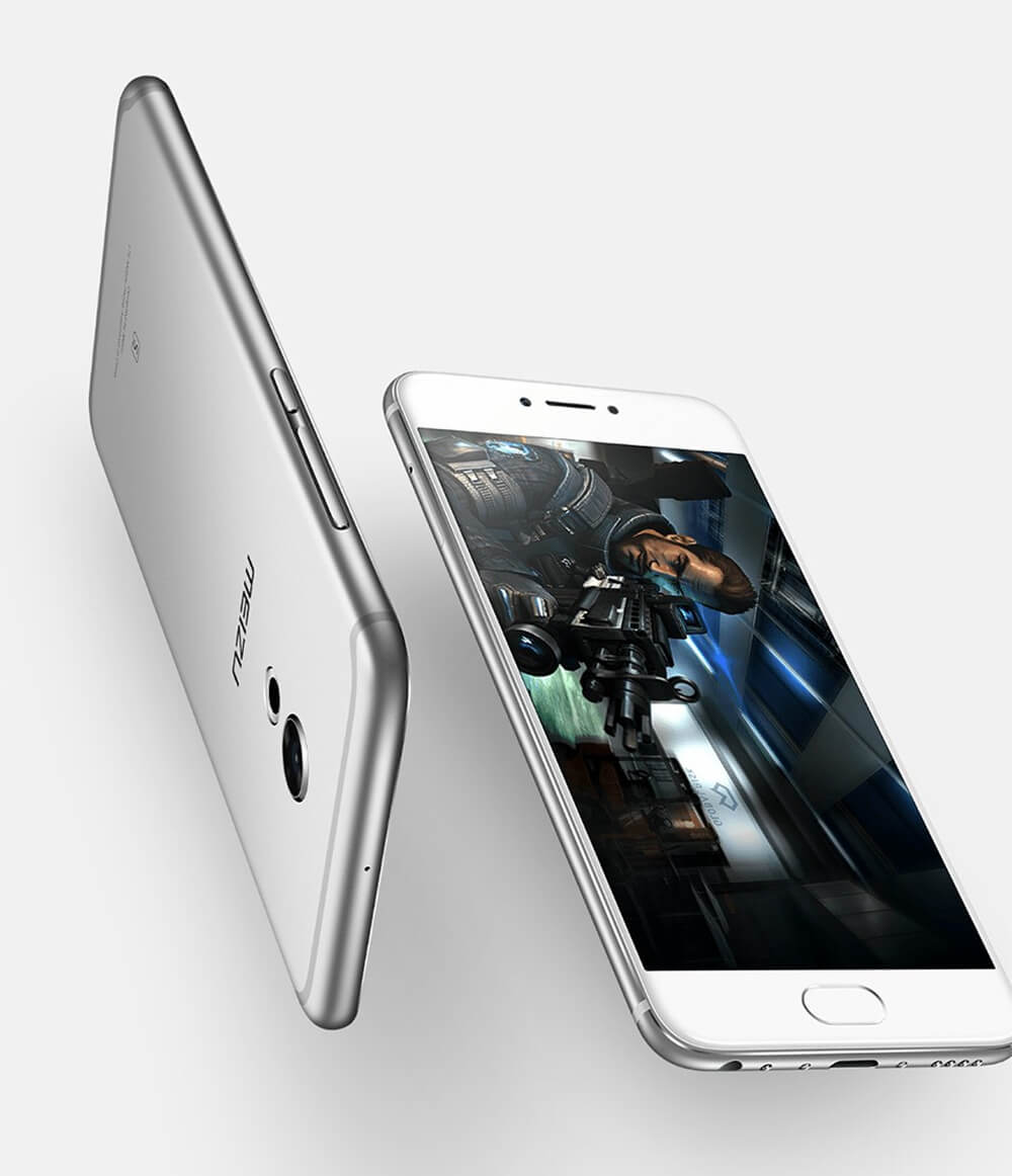 MEIZU PRO 6S 5.2inch FHD Super AMOLED Screen Flyme 5.5 Smartphone Helio X25 MT6797T Deca Core 4GB RAM 64GB ROM 12.0MP Touch ID Type-C VoLTE 3D Press - Black
