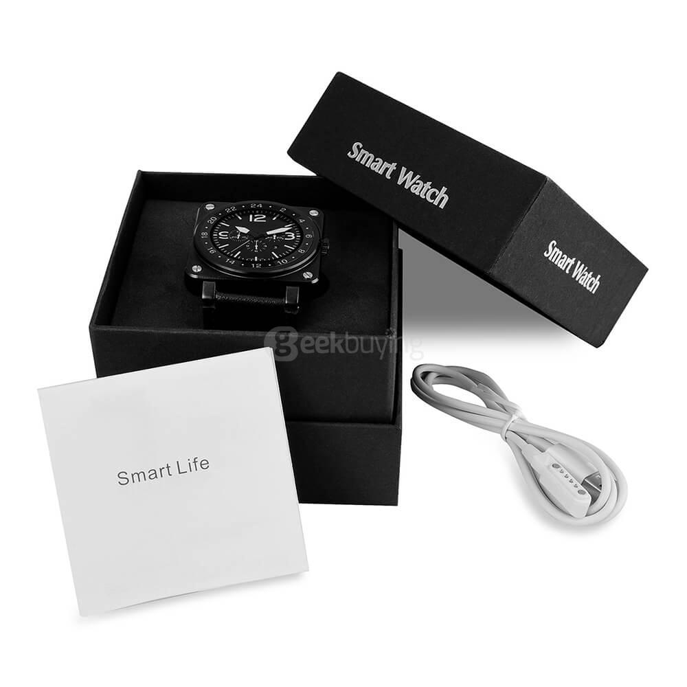 US18 Heart Rate Monitor Siri Function Smart Watch 128MB/64MB Phonebook Gesture Control For Android iOS - Silver