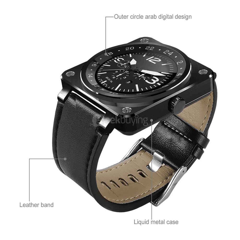 US18 Heart Rate Monitor Siri Function Smart Watch 128MB/64MB Phonebook Gesture Control For Android iOS - Silver