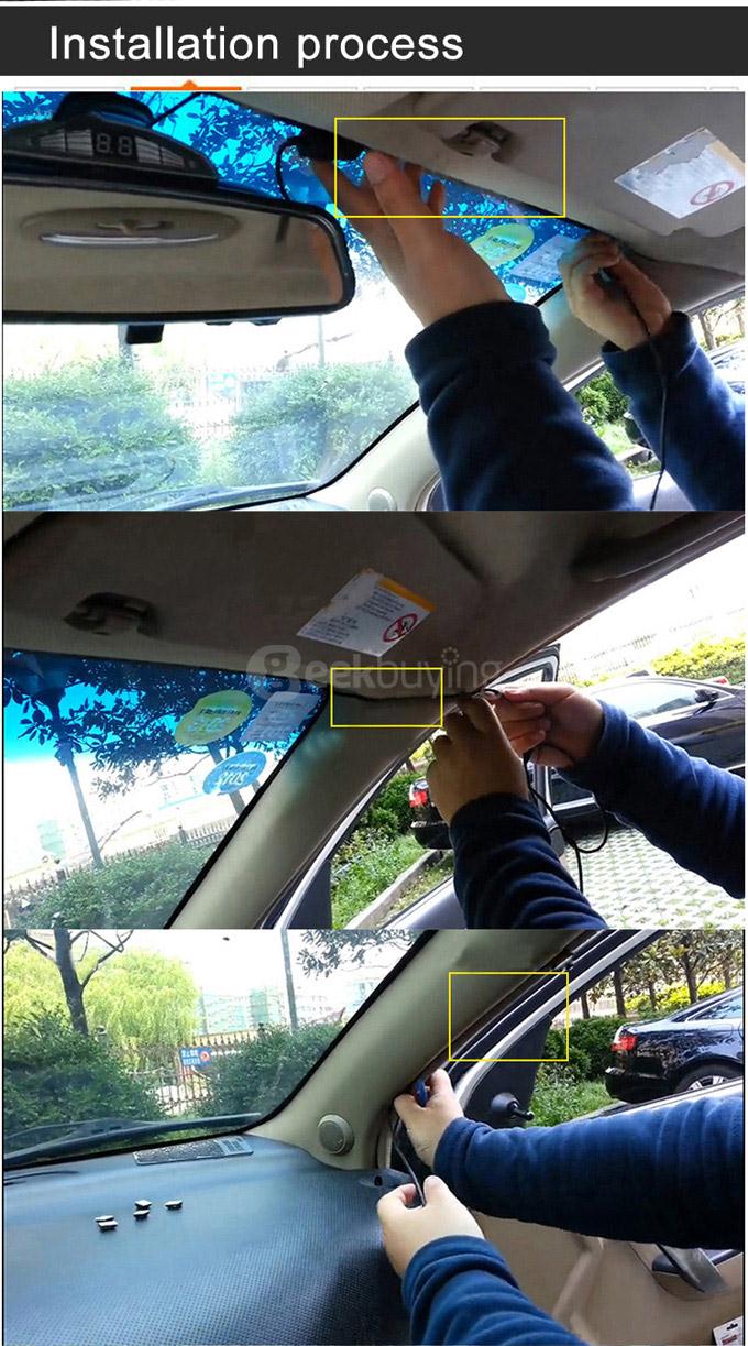 BLACKVIEW GS9000 Ambarella H.264 Full HD 1920*1080P 30fps 2.7Inch 178 Degree Angle Car DVR Recorder with GPS G-sensor