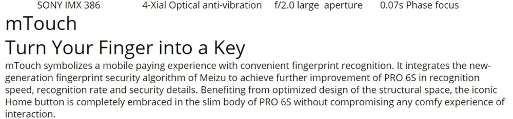MEIZU PRO 6S 5.2inch FHD Super AMOLED Screen Flyme 5.5 Smartphone Helio X25 MT6797T Deca Core 4GB RAM 64GB ROM 12.0MP Touch ID Type-C VoLTE 3D Press - Black
