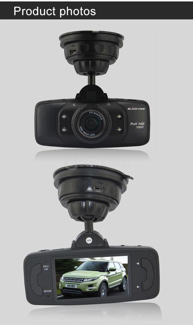 BLACKVIEW GS9000 Ambarella H.264 Full HD 1920*1080P 30fps 2.7Inch 178 Degree Angle Car DVR Recorder with GPS G-sensor