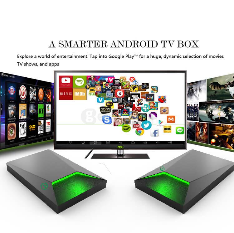 Bundle M9S Z9 Amlogic S912 4K UHD HDR TV BOX + Rii i8+ 2.4G Wireless Israel Hebrew Language Keyboard Black