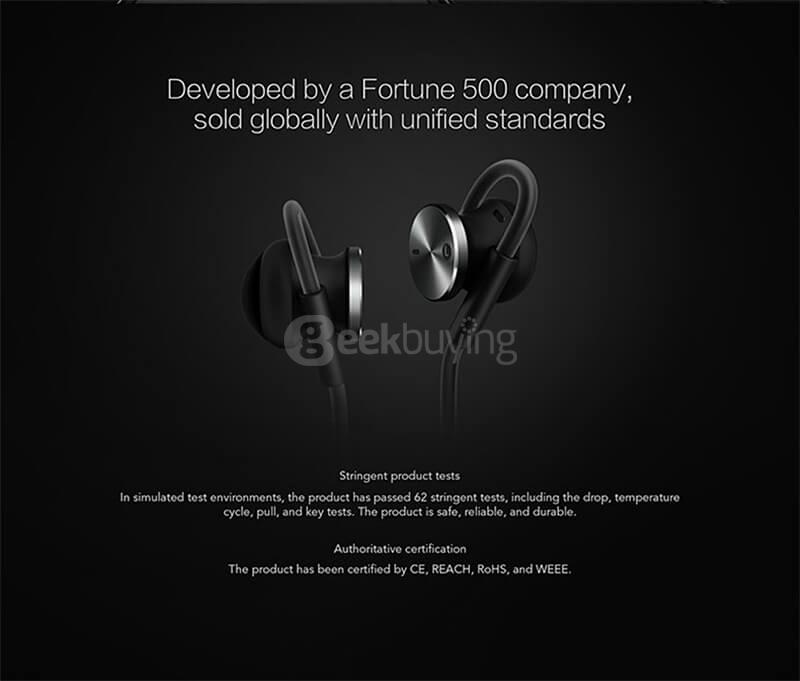Huawei AM180 Active Noise Cancelling In-ear Earphones with MIC And Wired Control - Black
