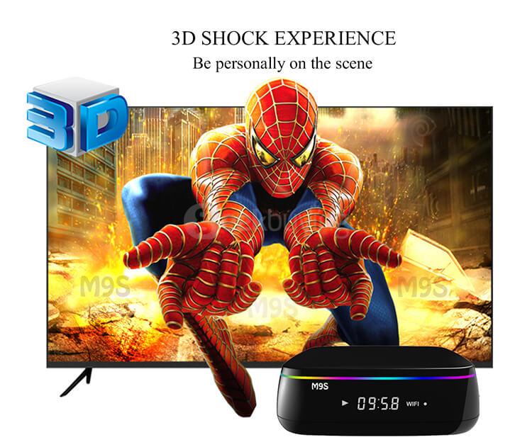 Bundle M9S MIX Android 6.0 Amlogic S912 KODI 4K HDR TV BOX + Rii i8+ Hebrew Israel Air Mouse Black