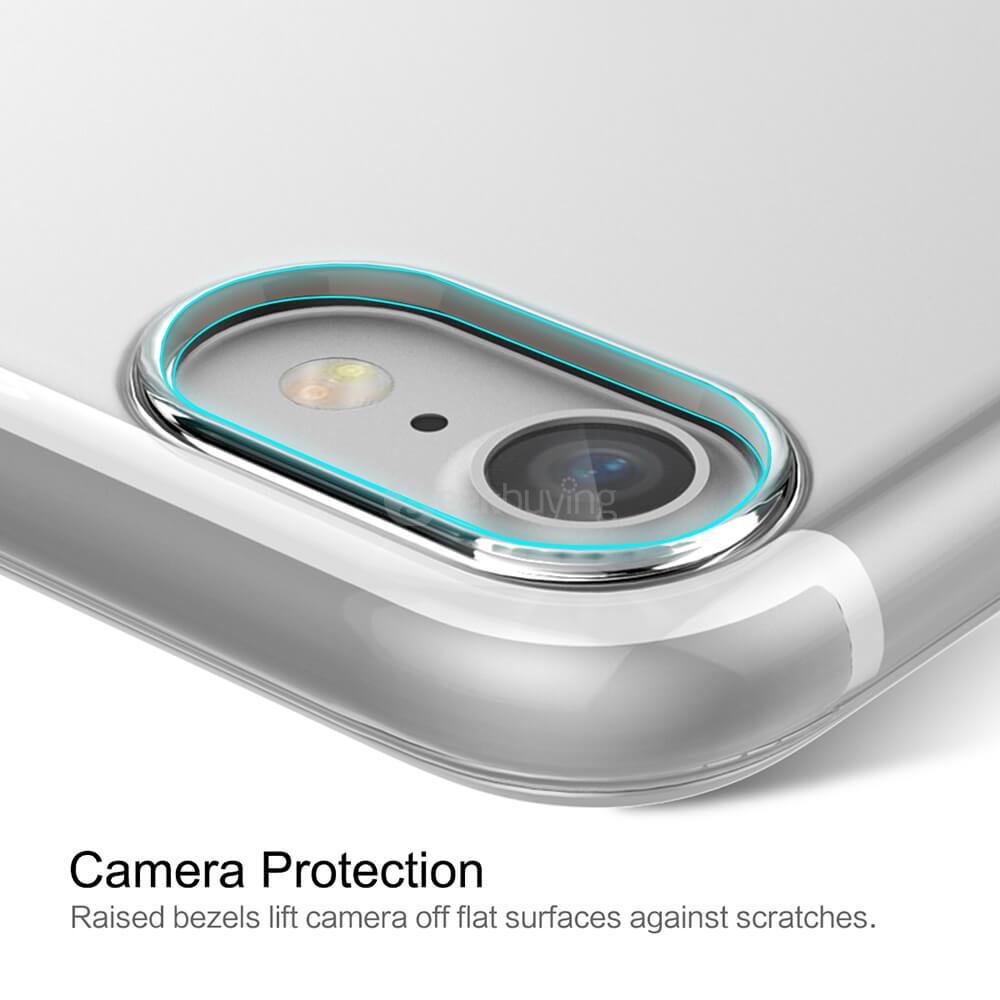 ROCK Ultra Thin TPU Slim Back Case Clear Soft Phone Cover For iPhone 7 - Transparent