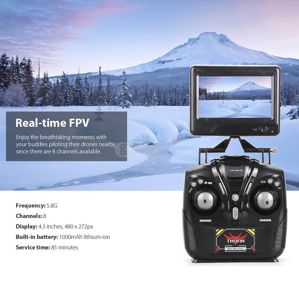 Cheerson CX-93S CX93S 5.8G FPV With 720P 120 Degrees Wide Angle Camera 1020 Motor RC Quadcopter - RTF