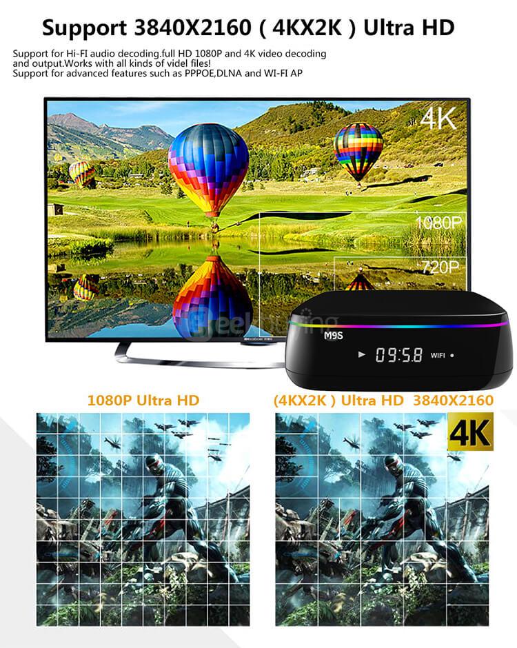 Bundle M9S MIX Android 6.0 Amlogic S912 KODI 4K HDR TV BOX + Tronsmart TSM01 English Version Air Mouse