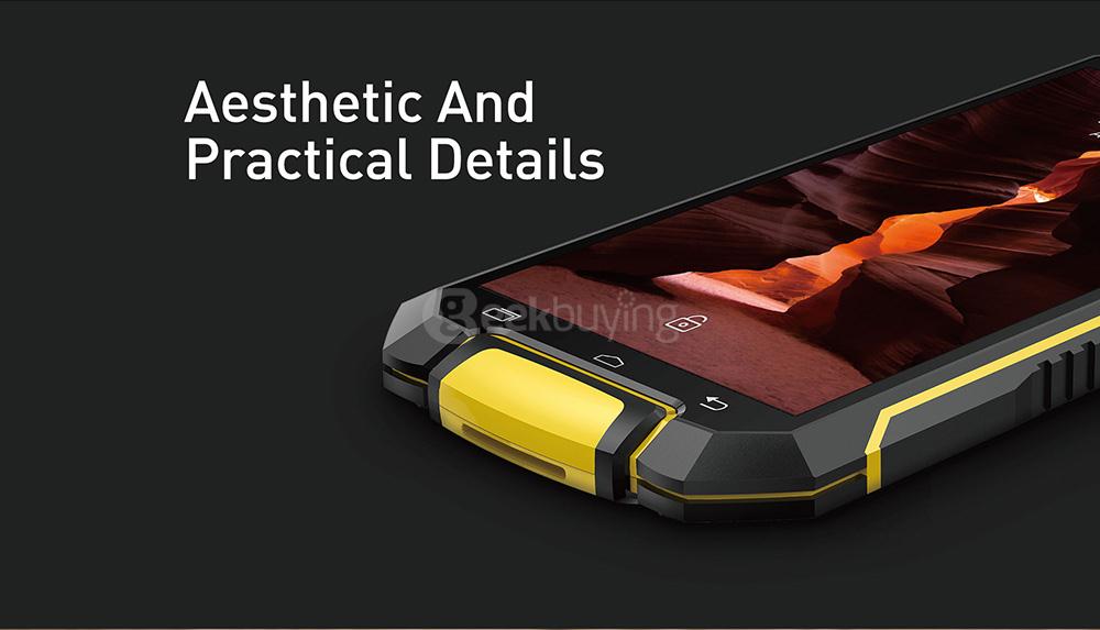 GEOTEL A1 IP67 Waterproof 4.5inch QHD Android 7.0 Rugged Smartphone MT6580 Quad Core 1.3GHz 1GB RAM 8GB ROM 2.0MP+8.0MP Dustproof Shockproof - Orange