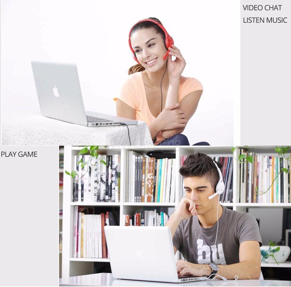 EDIFIER K550 Headset Gaming Headphones Noise Canceling With Mic High Quality Stereo Music for Computer Mobile Phone - Black