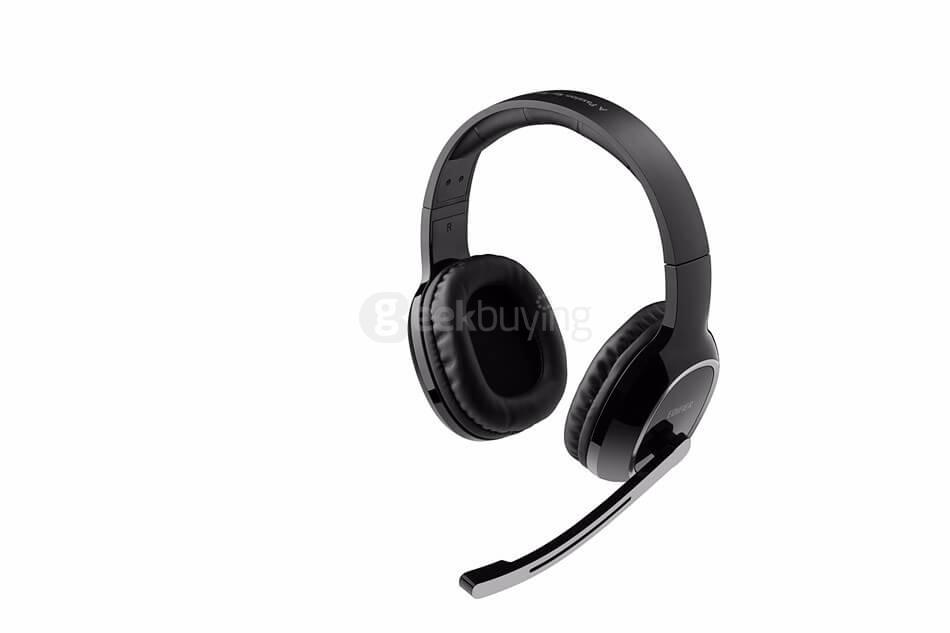 EDIFIER K815 Professional 3.5mm Jack Gaming Headset Bass Stereo Headphone 40mm Driver with Mic Volume Control for PC Game - Black