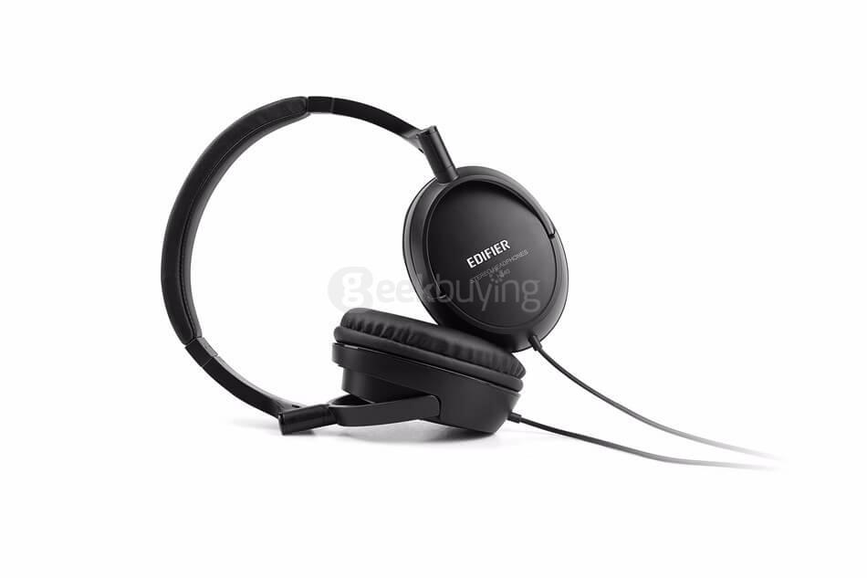 EDIFIER H840 Professional Pure Sound Calibrated Headphones Hifi Bass Stereo 3.5mm Jack Headband 40mm Driver Dynamic Headset - Black