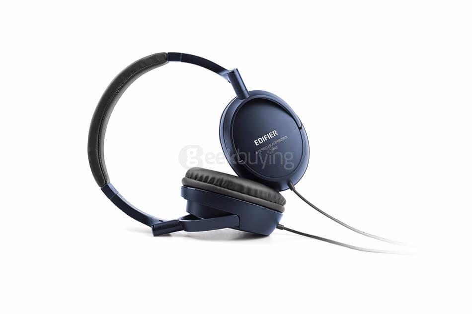 EDIFIER H840 Professional Pure Sound Calibrated Headphones Hifi Bass Stereo 3.5mm Jack Headband 40mm Driver Dynamic Headset - Black