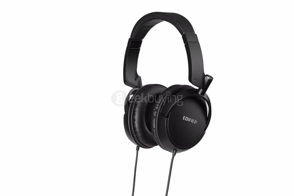 EDIFIER P841 Headphones HiFi Headset With MIC Stereo MP3 3.5mm Portable Super Bass Headband For Smartphone - Black