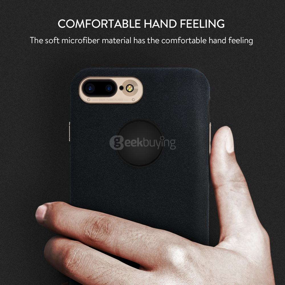 Baseus Genya Leather Case Protective Case For iPhone 7 Plus 5.7 Inch - Black