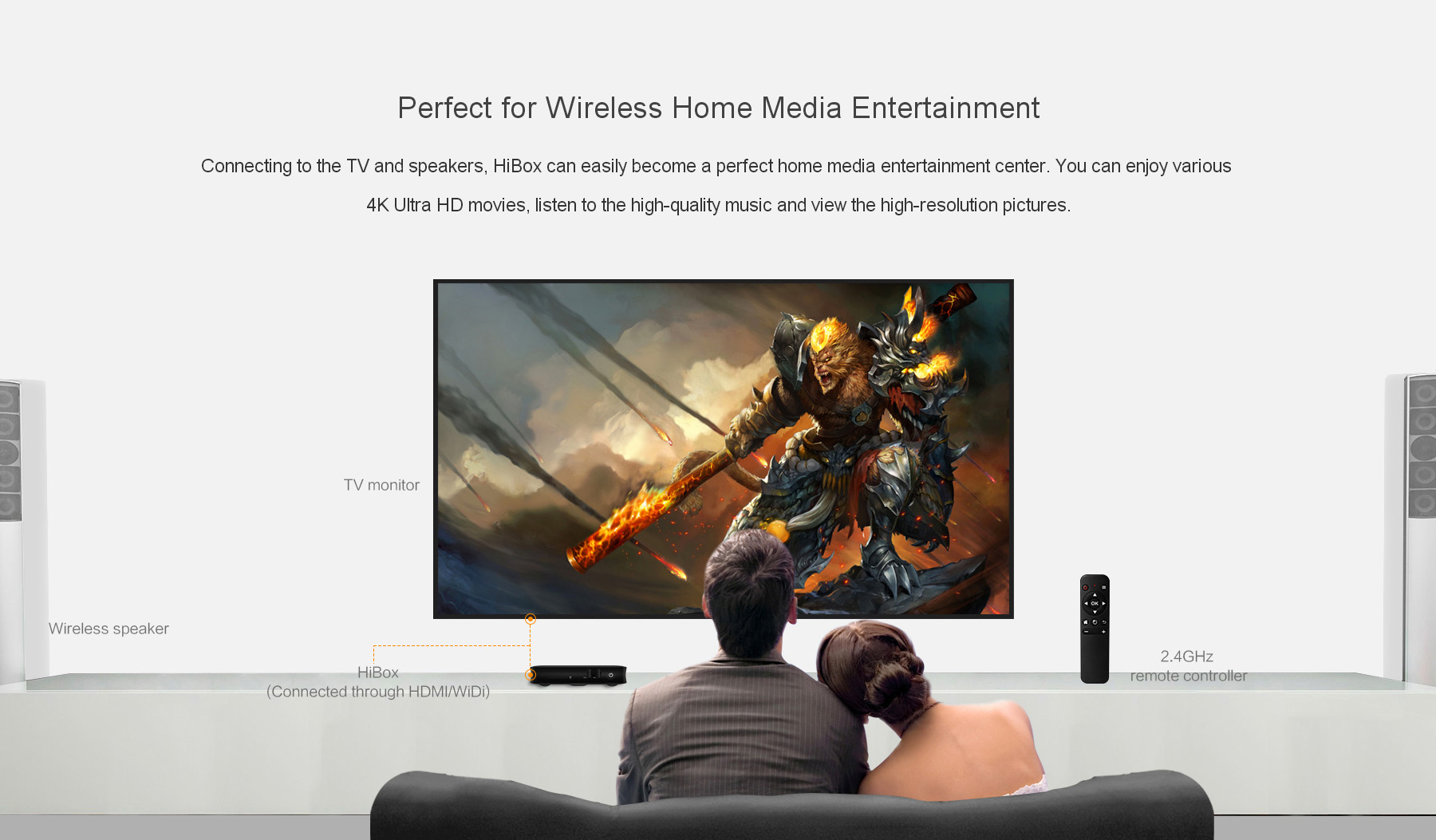 CHUWI HiBox Dual OS Mini PC Android 5.1 Window 10 64 Bit Intel Z8350 Quad Core 4G/64G AC WIFI Gigabit LAN H.265