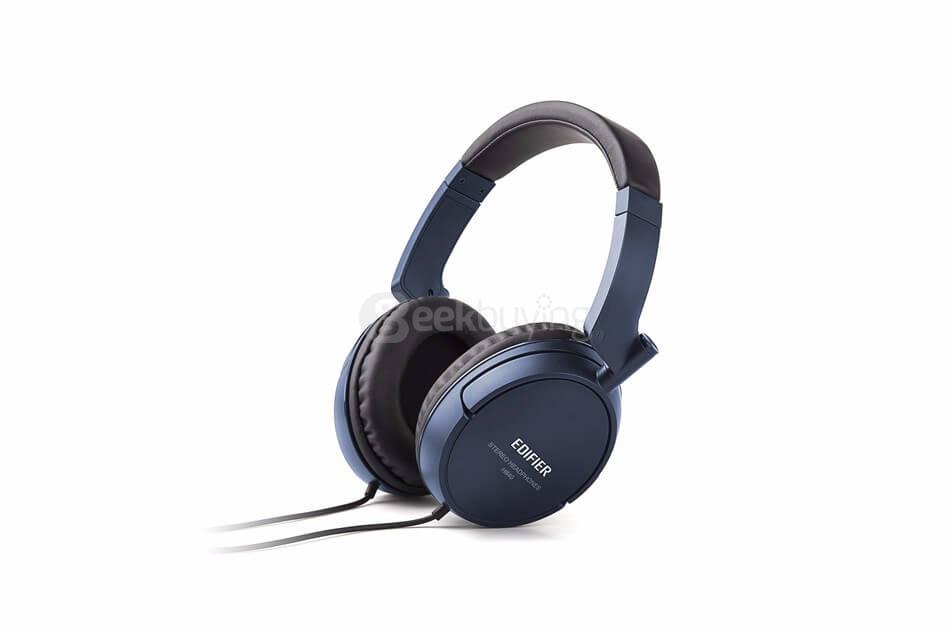 EDIFIER H840 Professional Pure Sound Calibrated Headphones Hifi Bass Stereo 3.5mm Jack Headband 40mm Driver Dynamic Headset - Black