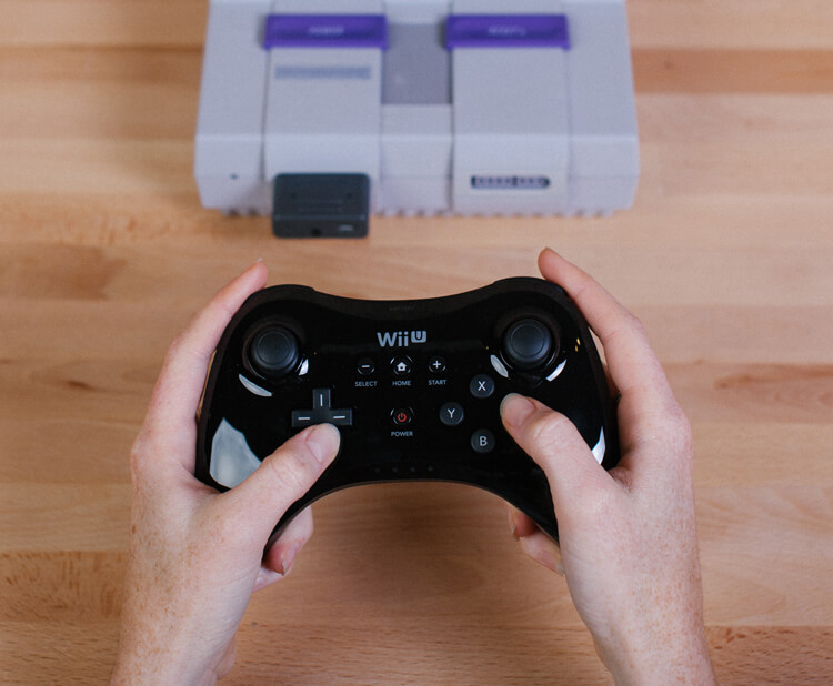 8Bitdo Wireless Controller Retro Receiver for SNES / SFC - Black