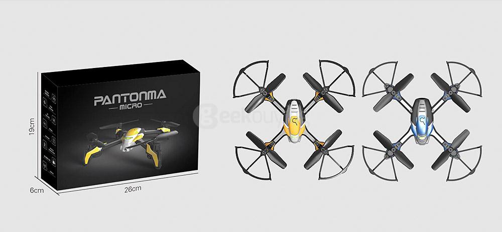 Kaideng PANTONMA K90 2MP Camera 2.4G 4CH 6Axis Gyro Obstacle Avoidance CF Mode RC Quadcopter RTF - Blue