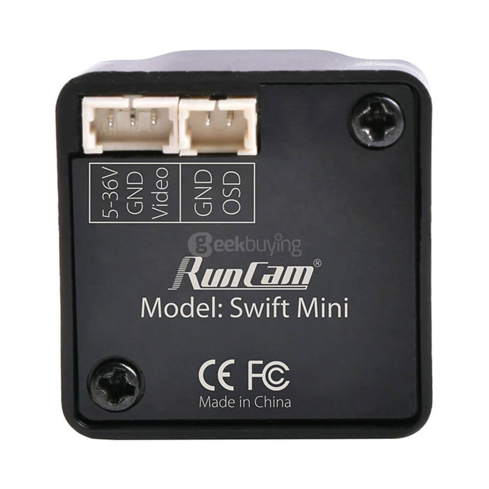 Runcam Swift Mini 130 Degree 2.5mm Micro FPV Camera For Racing Drone - Black(PAL)