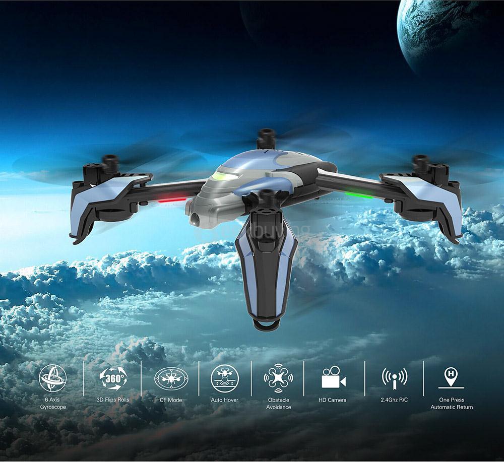 Kaideng PANTONMA K90 0.3MP WIFI Camera 2.4G 4CH 6Axis Gyro Obstacle Avoidance CF Mode RC Quadcopter BNF - Blue