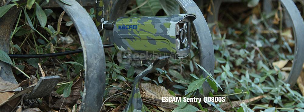 ESCAM Sentry QD900S 1080P IP WiFi Waterproof IR Bullet Camera Motion Detection Night Vision - Camouflage