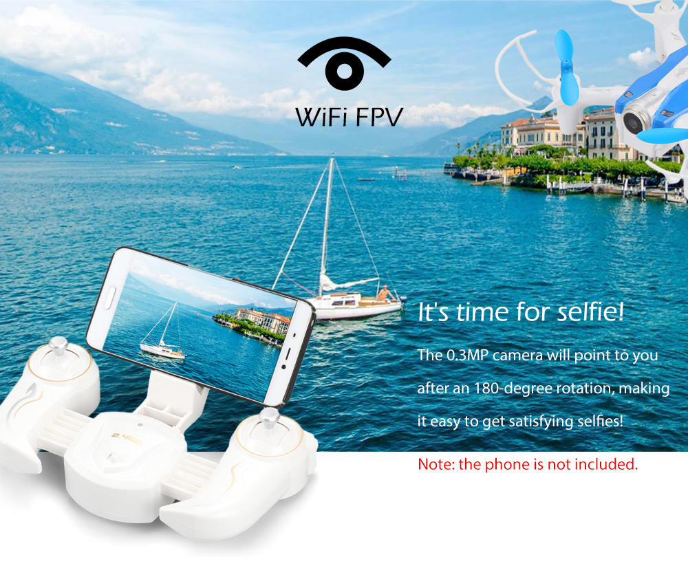 Cheerson CRICKET CX-17 MINI WIFI FPV 4CH 6Axis Altitude Hold Mode RC Quadcopter RTF - Black