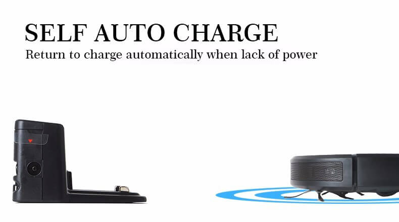 Cleanmate QQ6 Robot Vacuum Cleaner LED Touch Screen App Control 2000mAh Battery Virtual Wall Powerful Suction Robotic Vacuum Cleaner