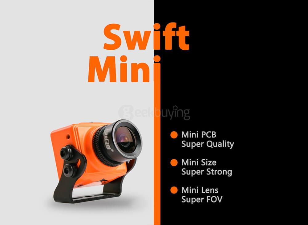 Runcam Swift Mini 130 Degree 2.5mm Micro FPV Camera For Racing Drone - Black(PAL)