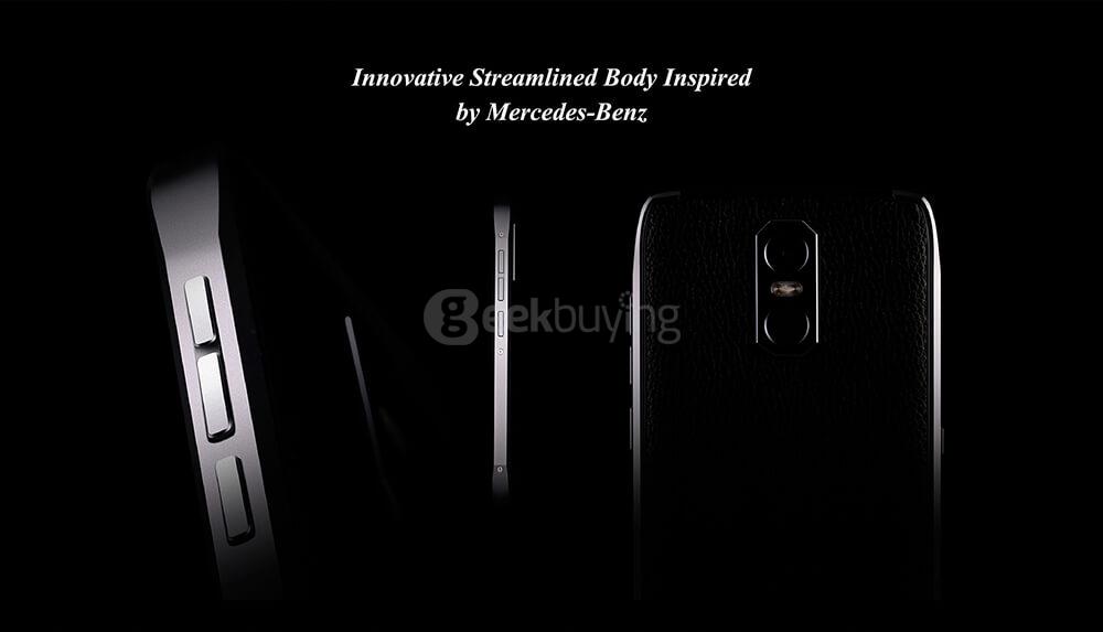 UHANS U300 5.5 Inch FHD Screen Smartphone Android 6.0 MT6750T Octa Core 1.5GHz 4GB RAM 32GB ROM 64-Bit Touch ID 13.0MP Camera 4750mAh Battery - Black