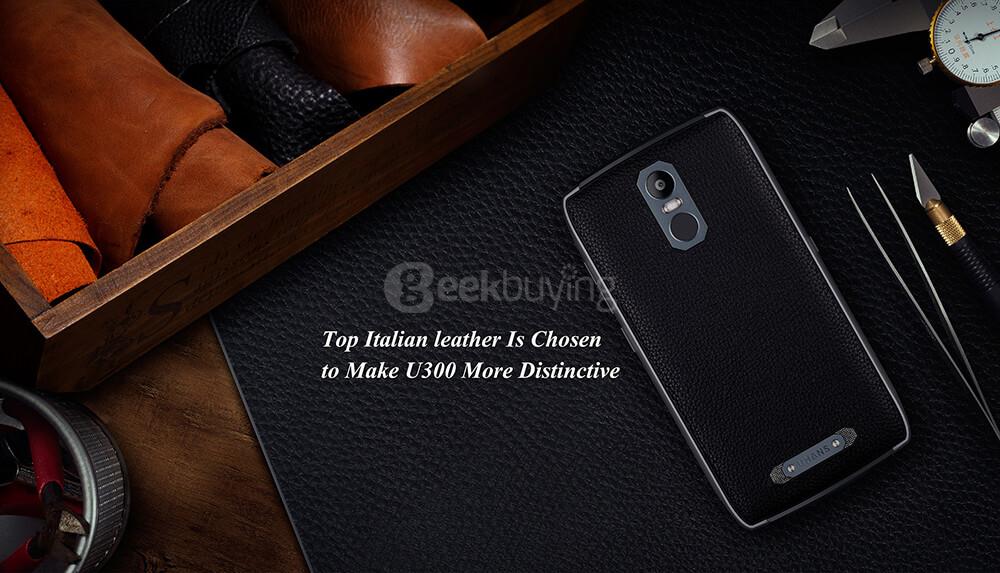 UHANS U300 5.5 Inch FHD Screen Smartphone Android 6.0 MT6750T Octa Core 1.5GHz 4GB RAM 32GB ROM 64-Bit Touch ID 13.0MP Camera 4750mAh Battery - Black