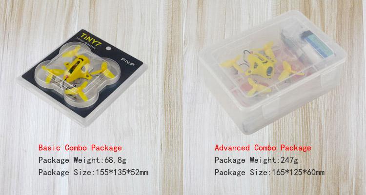 KINGKONG Tiny 7 75mm Micro FPV Racing Quadcopter With 800TVL CMOS Camera Micro F3 Brush Flight Controller PNP - Basic Combo Version