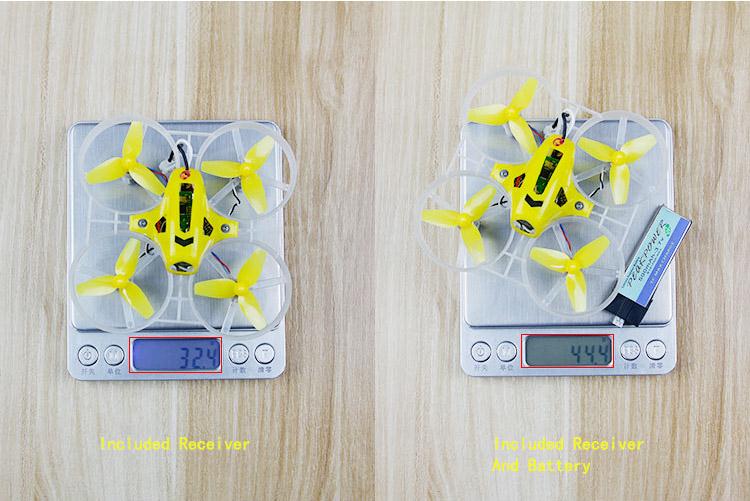 KINGKONG Tiny 7 75mm Micro FPV Racing Quadcopter With 800TVL CMOS Camera Micro F3 Brush Flight Controller PNP - Basic Combo Version