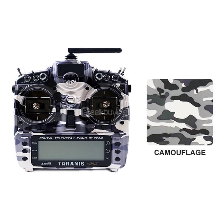 FrSky Taranis X9D Plus SE 2.4G 16CH Transmitter With M9 Hall Sensor Water Transfer Case EVA Bag - Camouflage