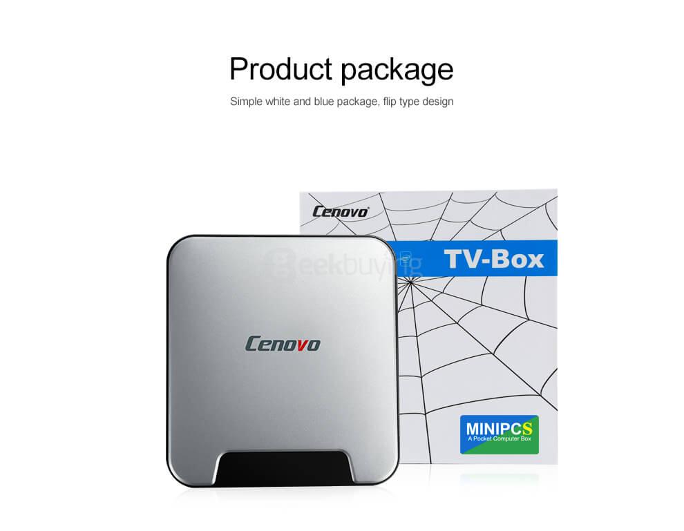 Cenovo MINI PC Intel Cherry Trail Z8350 Smart Mini PC Windows 10 4G/64G 2.4G WiFi LAN HDMI 1080P OTG