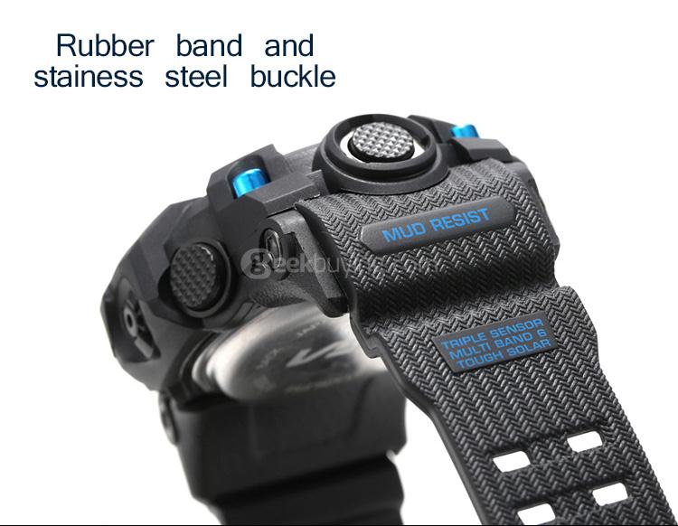 RGA R-983 Digital Watch Water Resistant LED Sports Watches Casual Quartz Wristwatch for Men - Blue