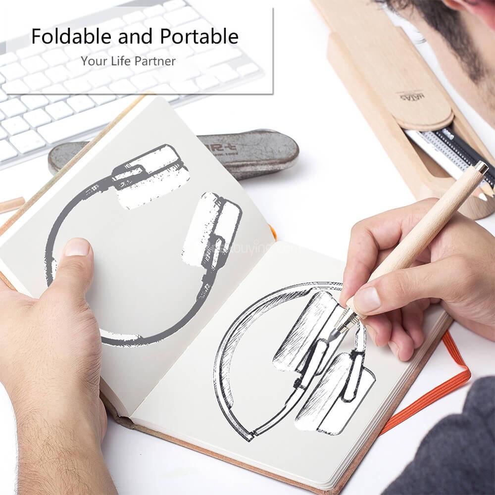 New Bee NB-6 Foldable Bluetooth 4.1 Headset Smart Pedometer Sports Headphone - Black