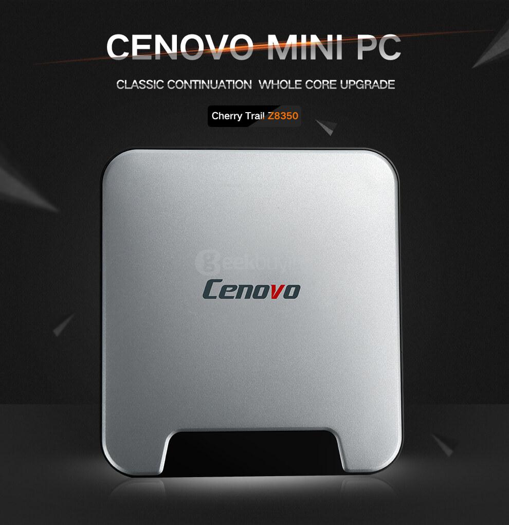 Cenovo MINI PC Intel Cherry Trail Z8350 Smart Mini PC Windows 10 4G/64G 2.4G WiFi LAN HDMI 1080P OTG