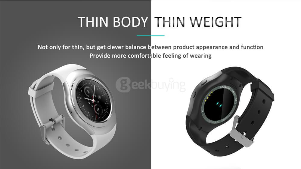 NO.1 G3+ Smart Watch MTK2502 Dynamic Heart Rate Monitor Pedometer Anti-lost Remote Camera Siri SMS Call Reminder Bluetooth - Silver