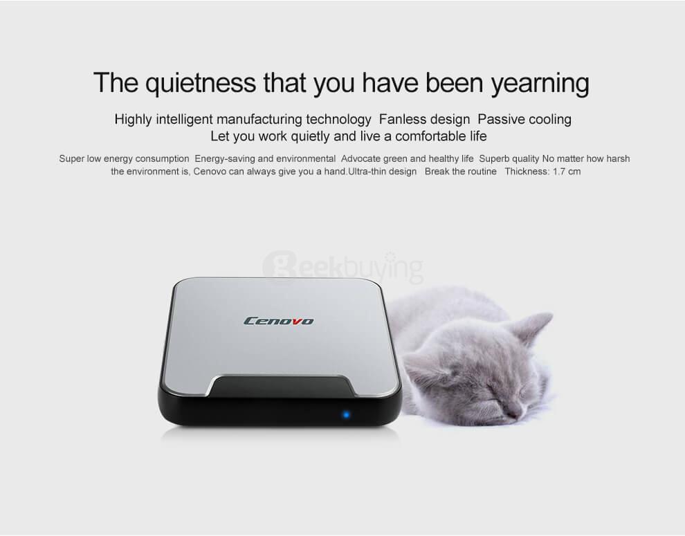 Cenovo MINI PC Intel Cherry Trail Z8350 Smart Mini PC Windows 10 4G/64G 2.4G WiFi LAN HDMI 1080P OTG