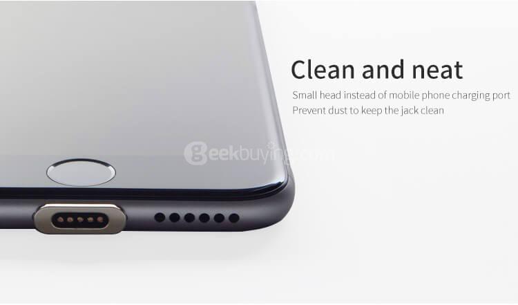 POFAN P11 Data Transmission 8Pin Lightning Magetic Transmission Charging Line Cable Data Line - Silver