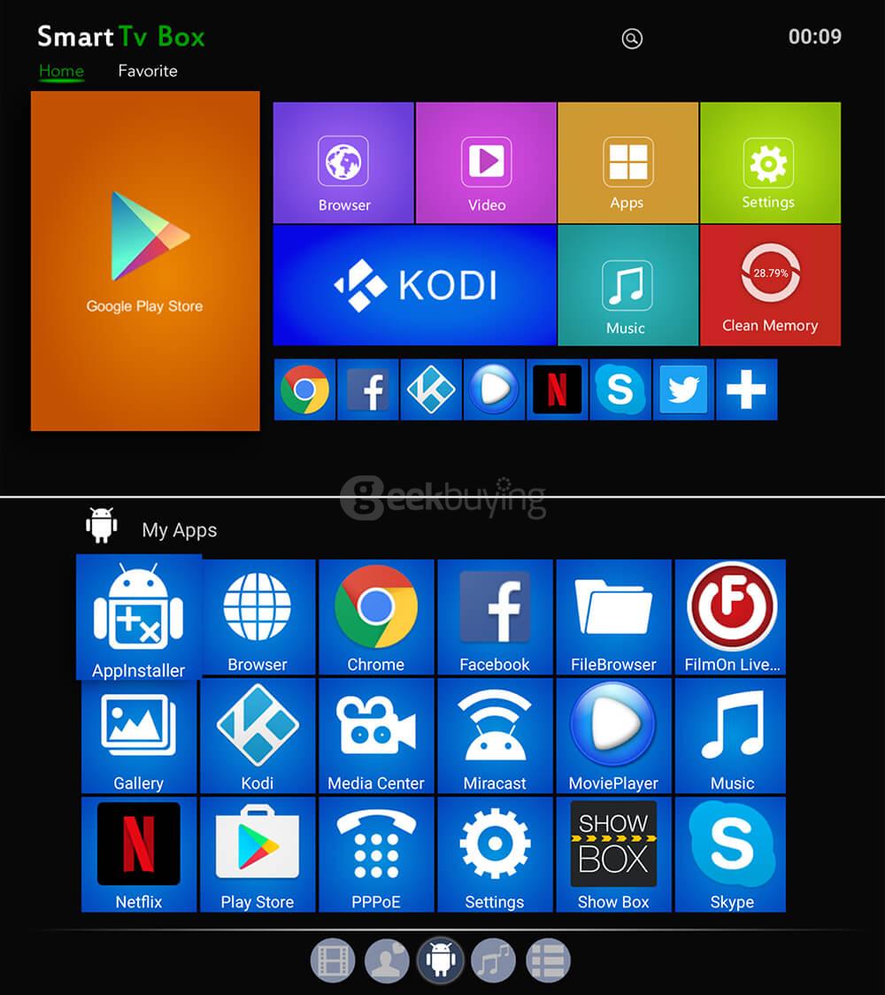 Bundle T6 Android 6.0 Marshmallow Amlogic S905X 2GB RAM 16GB eMMC TV BOX + Rii i8+ 2.4G Wireless Israel Hebrew Language Keyboard White