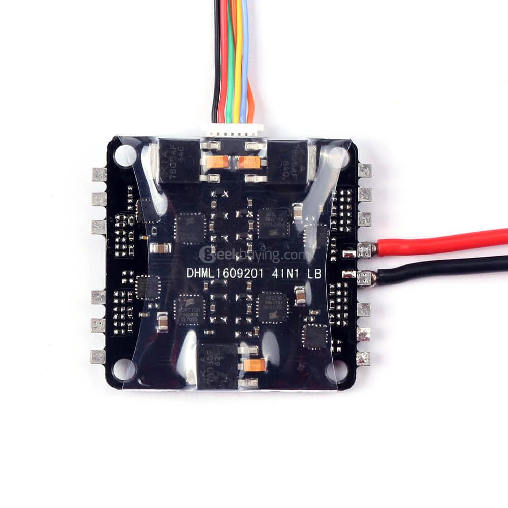 Sunrise Model Cicada 20Ax4 20A BB2 48MHz Blheli_S 2-4S 4 in 1 ESC With 5V LBEC Support 16.5 Dshot600